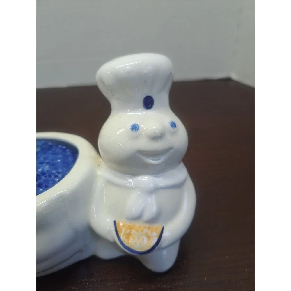 1998 Pillsbury Dough Boy Scouring Pad Holder